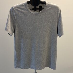 Lululemon Cotton Tee ~ Medium Blue Heathered Grey